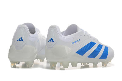 Adidas Predator 24 Elite FG Football Boots - White/Blue