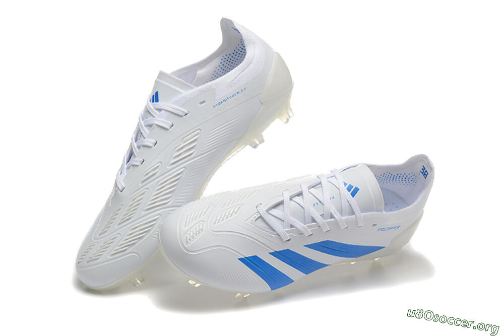 Adidas Predator 24 Elite FG Football Boots - White/Blue 0