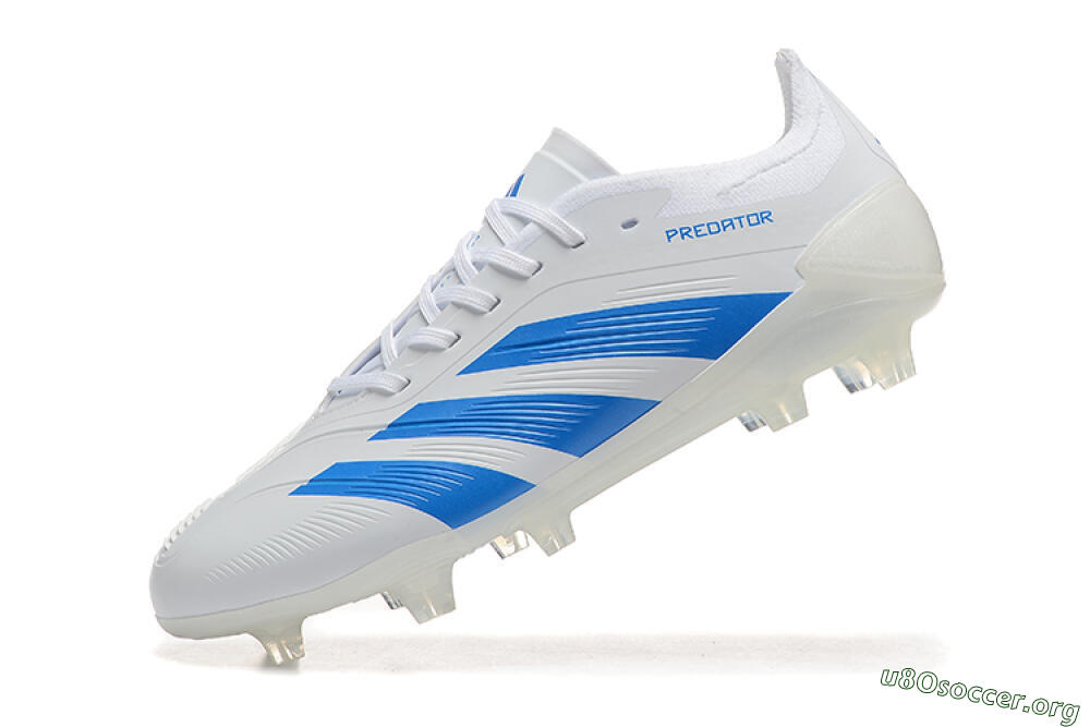 Adidas Predator 24 Elite FG Football Boots - White/Blue 5