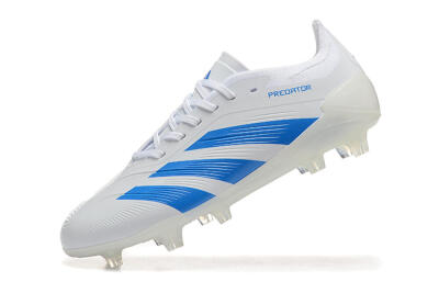 Adidas Predator 24 Elite FG Football Boots - White/Blue