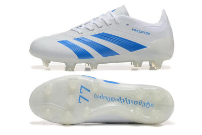 Adidas Predator 24 Elite FG Football Boots - White/Blue