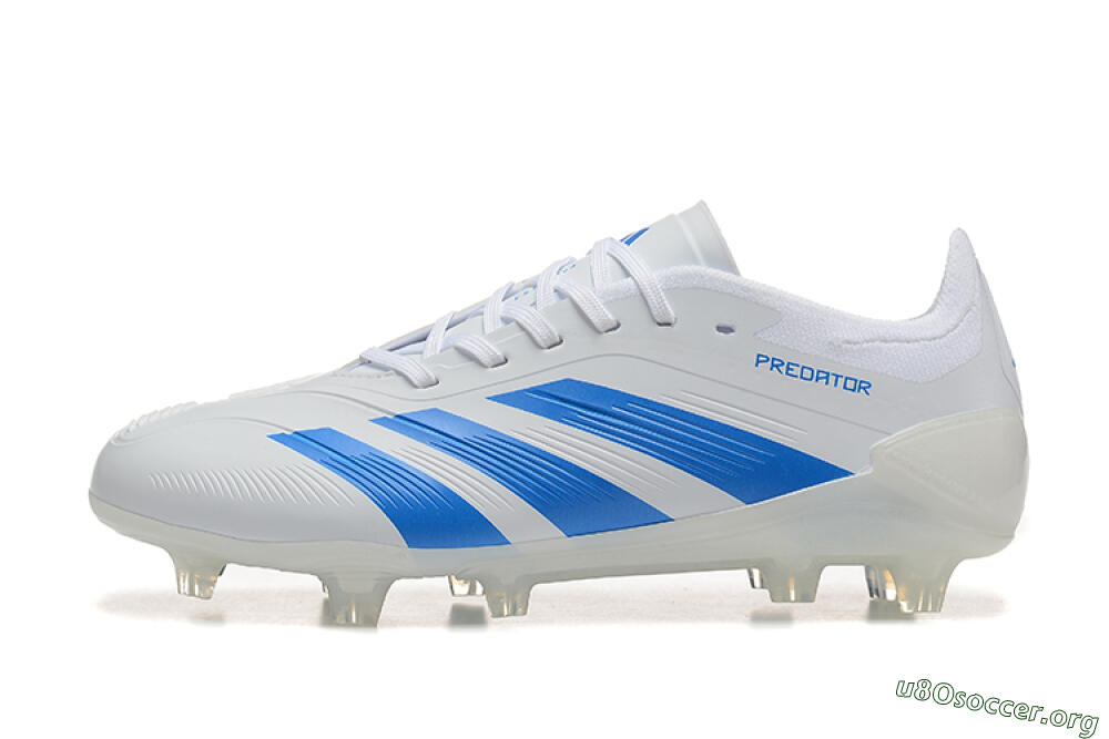 Adidas Predator 24 Elite FG Football Boots - White/Blue 3