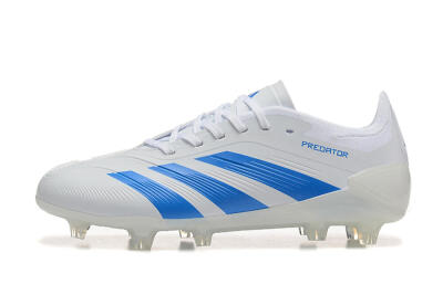 Adidas Predator 24 Elite FG Football Boots - White/Blue