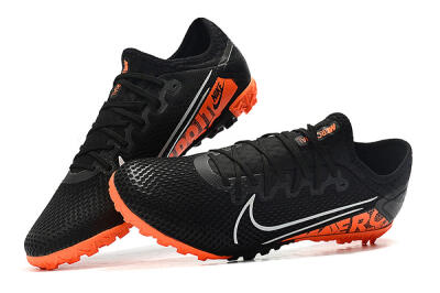 Nike Mercurial Vapor 13 Pro TF Football Shoes - Black/Orange