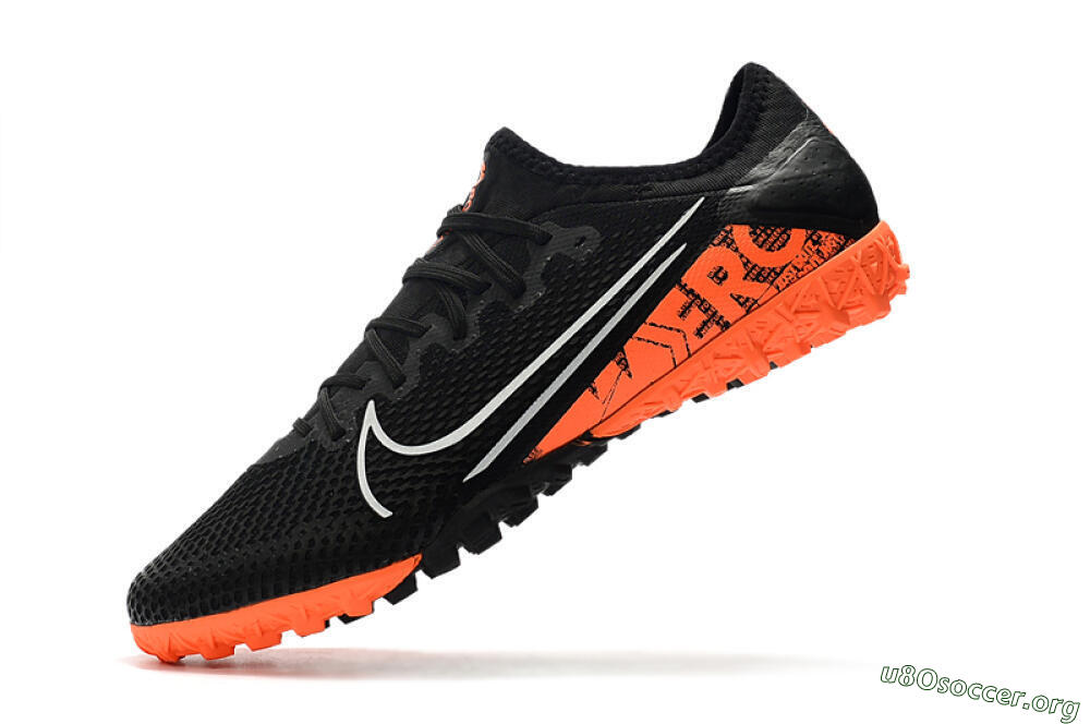 Nike Mercurial Vapor 13 Pro TF Football Shoes - Black/Orange 8