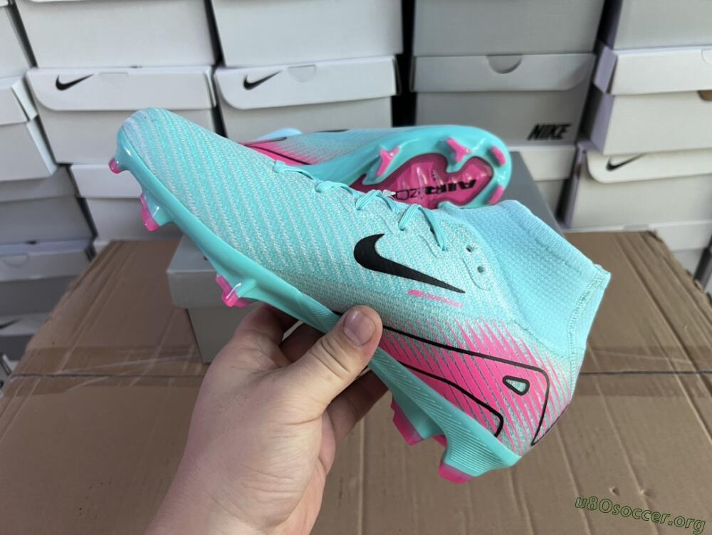 Nike Air Zoom Mercurial Superfly 10 Elite FG Football Boots - Jade/Black/Pink