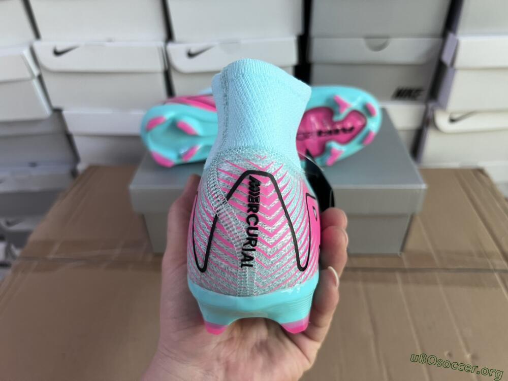 Nike Air Zoom Mercurial Superfly 10 Elite FG Football Boots - Jade/Black/Pink
