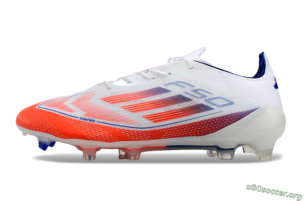Adidas F50 Elite FG Football Boots - Red/Blue/White 3