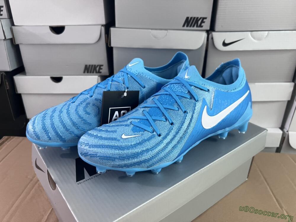 Nike Phantom GX 2 Elite AG Football Boots - Blue Fury/White