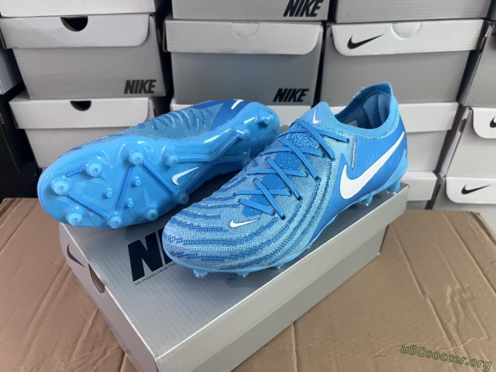 Nike Phantom GX 2 Elite AG Football Boots - Blue Fury/White