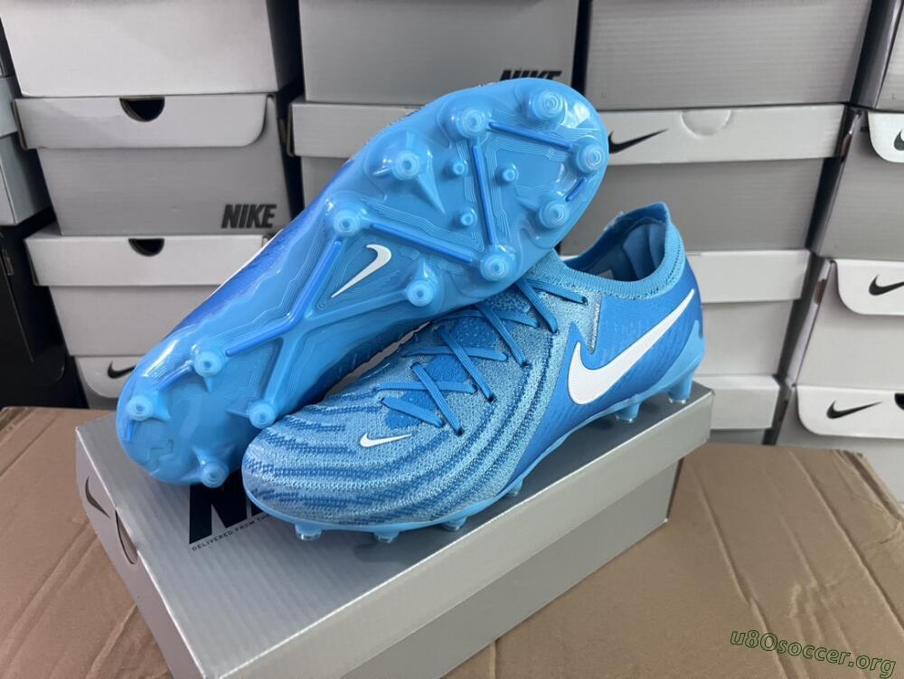 Nike Phantom GX 2 Elite AG Football Boots - Blue Fury/White