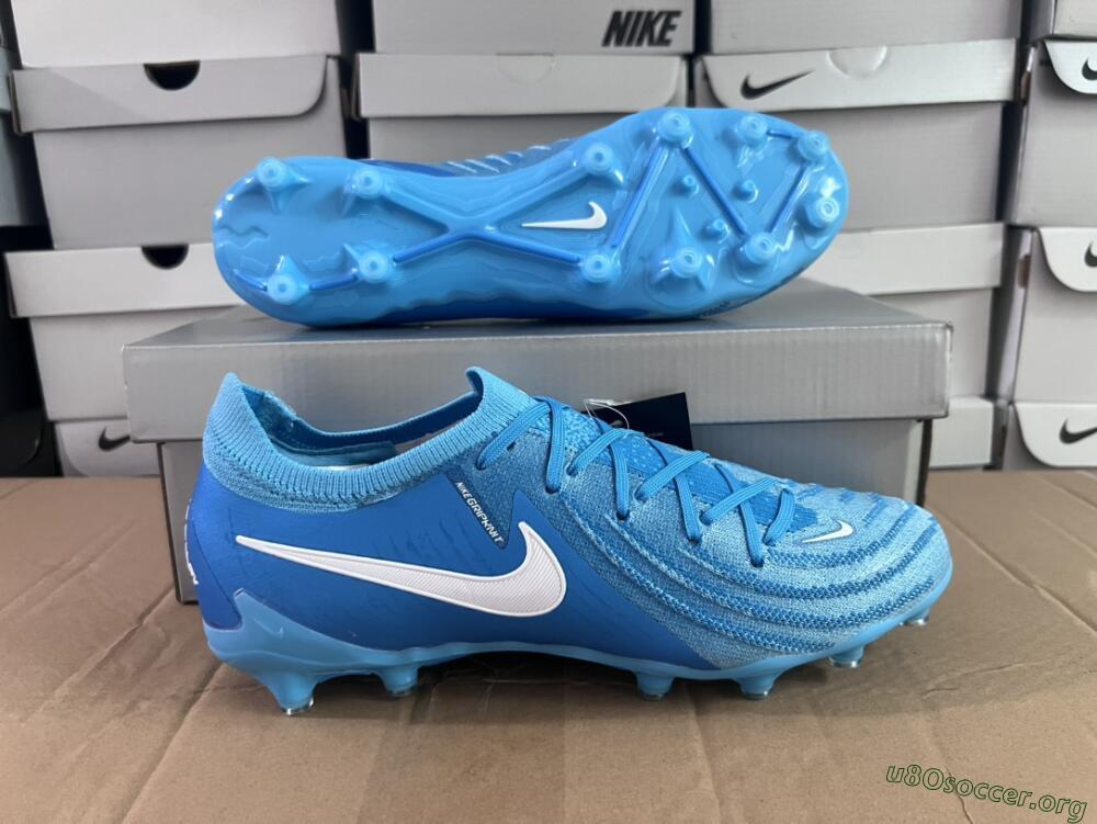 Nike Phantom GX 2 Elite AG Football Boots - Blue Fury/White
