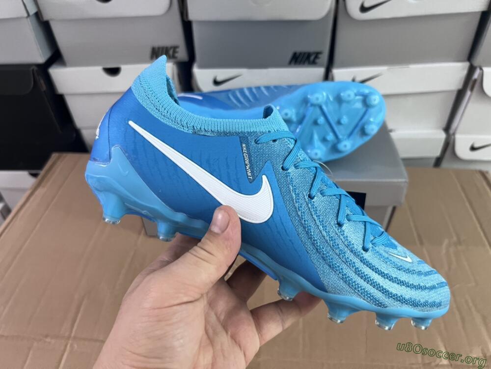 Nike Phantom GX 2 Elite AG Football Boots - Blue Fury/White