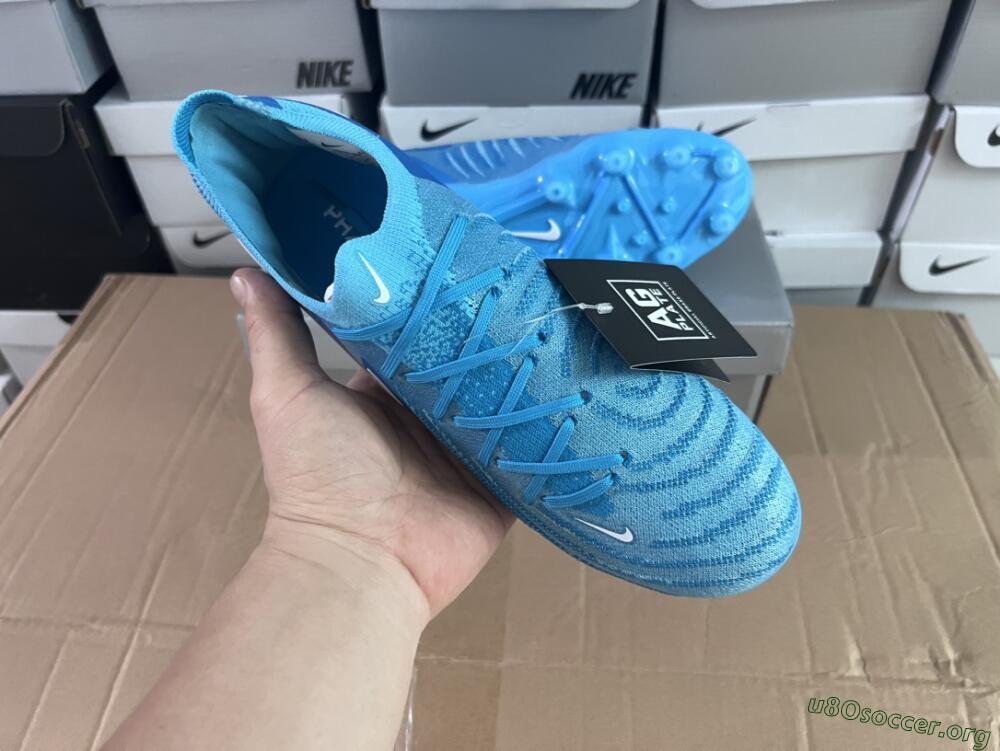 Nike Phantom GX 2 Elite AG Football Boots - Blue Fury/White
