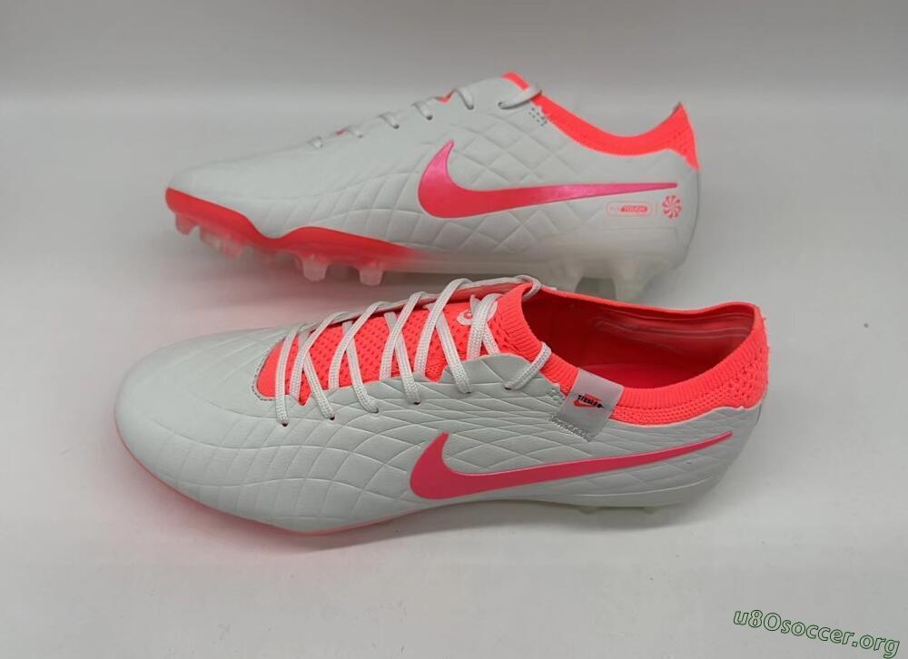 Nike Tiempo Legend 10 Elite FG Football Boots - White/Red