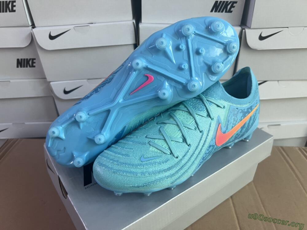 Nike Phantom Luna Elite AG Football Boots - Jade/Pink/Yellow