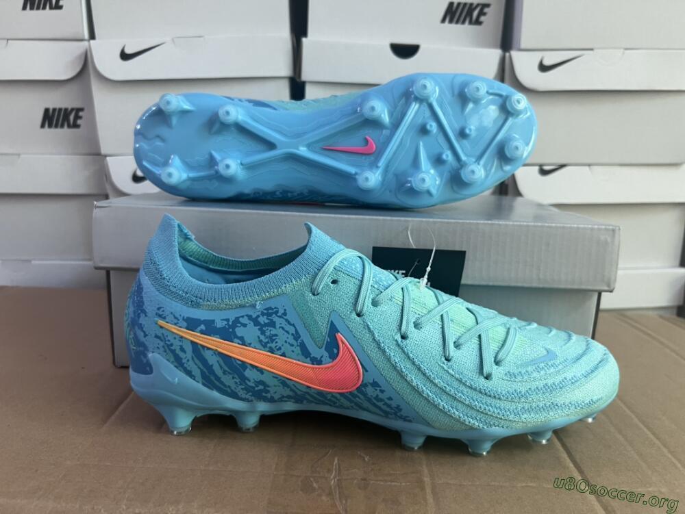 Nike Phantom Luna Elite AG Football Boots - Jade/Pink/Yellow