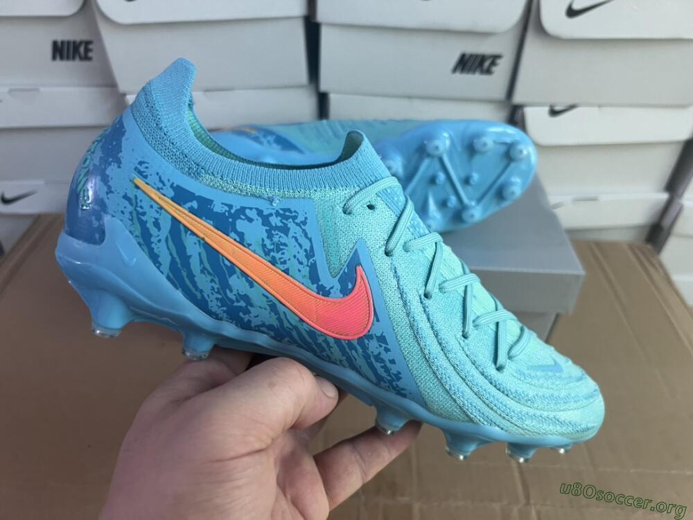 Nike Phantom Luna Elite AG Football Boots - Jade/Pink/Yellow