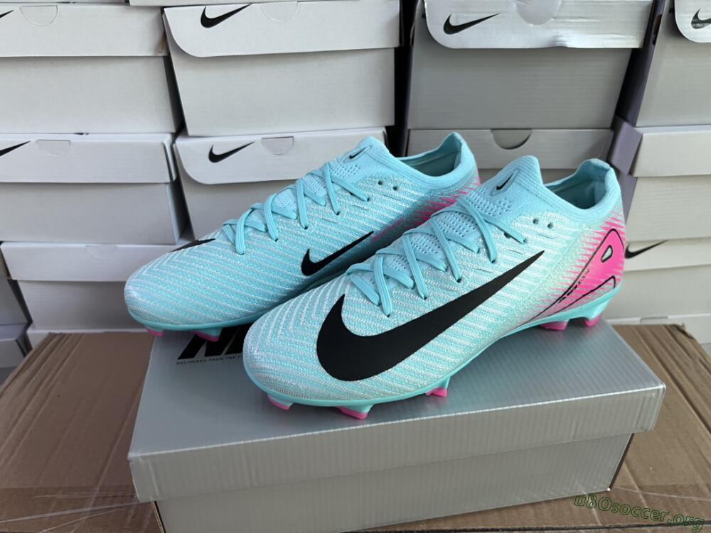 Nike Air Zoom Mercurial Vapor 16 Elite FG Football Boots - Jade/Black/Pink