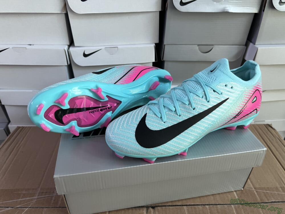Nike Air Zoom Mercurial Vapor 16 Elite FG Football Boots - Jade/Black/Pink
