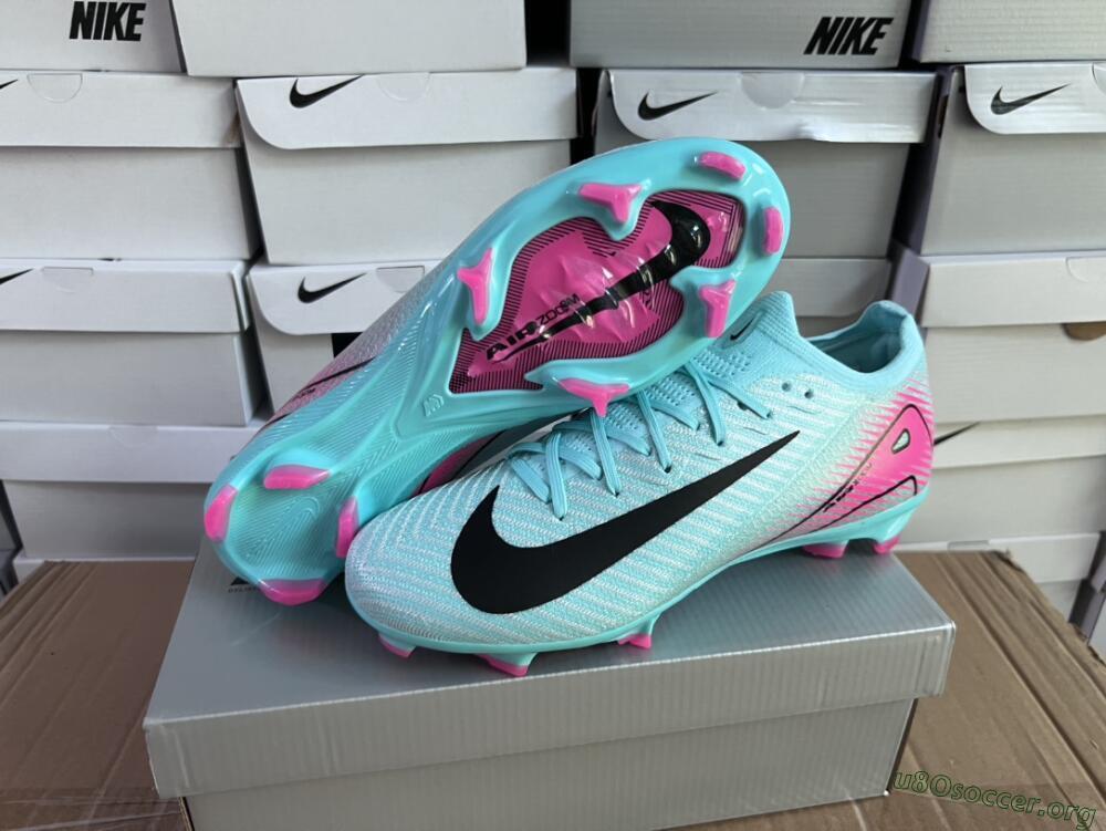 Nike Air Zoom Mercurial Vapor 16 Elite FG Football Boots - Jade/Black/Pink