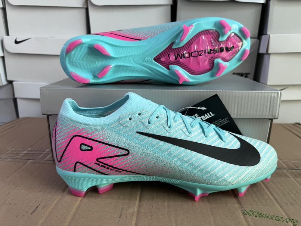 Nike Air Zoom Mercurial Vapor 16 Elite FG Football Boots - Jade/Black/Pink