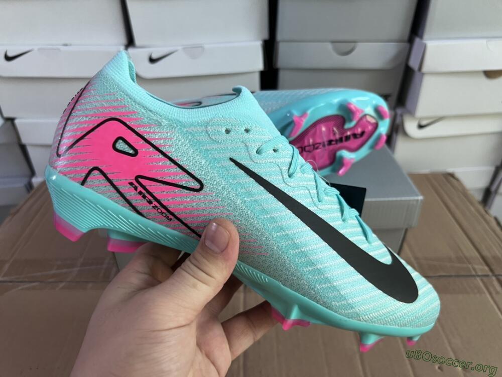 Nike Air Zoom Mercurial Vapor 16 Elite FG Football Boots - Jade/Black/Pink