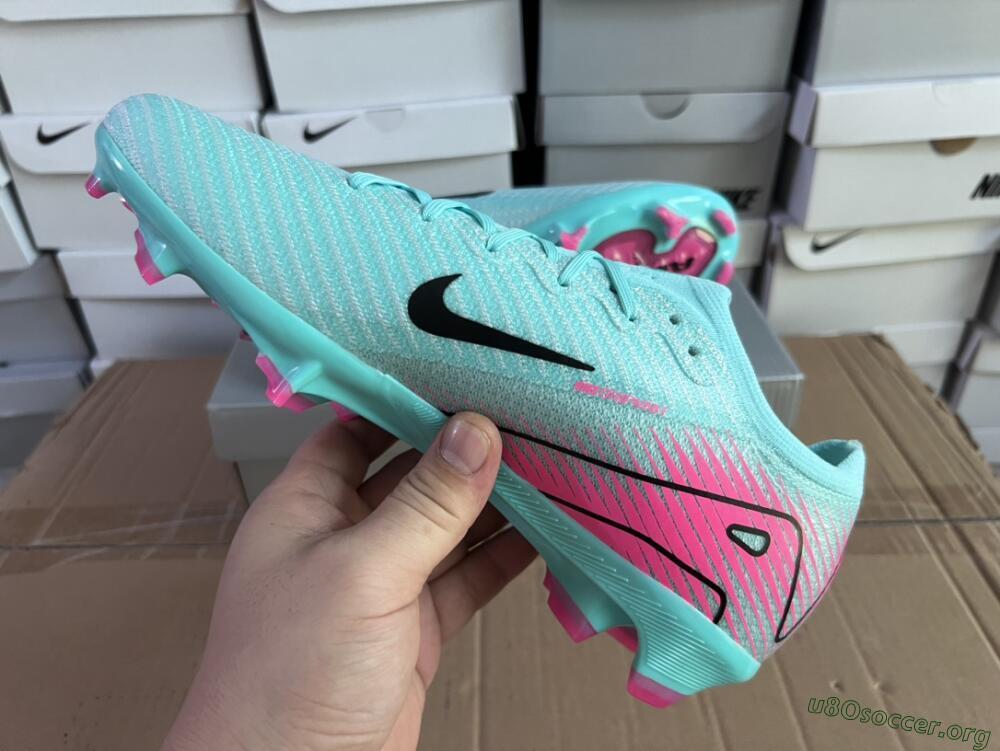 Nike Air Zoom Mercurial Vapor 16 Elite FG Football Boots - Jade/Black/Pink