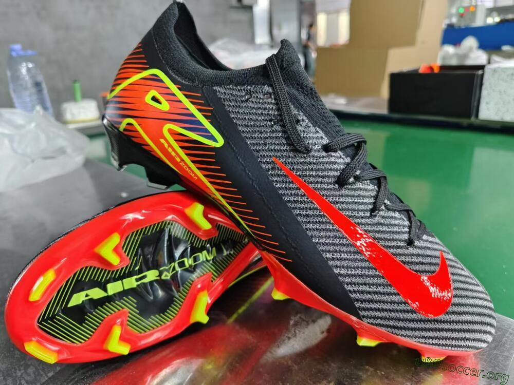 Nike Air Zoom Mercurial Vapor 16 Elite FG Football Boots - Black/Red/Yellow