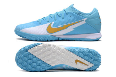 Nike Mercurial Vapor 13 Pro TF Football Shoes - Jade/White/Gold
