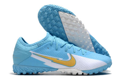 Nike Mercurial Vapor 13 Pro TF Football Shoes - Jade/White/Gold
