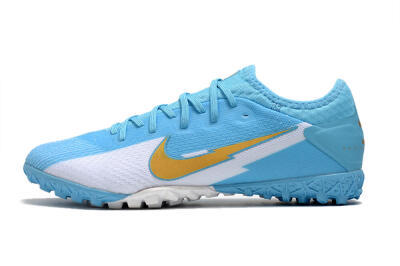 Nike Mercurial Vapor 13 Pro TF Football Shoes - Jade/White/Gold