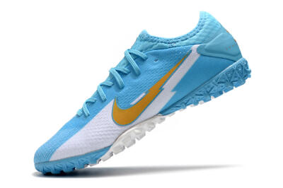 Nike Mercurial Vapor 13 Pro TF Football Shoes - Jade/White/Gold