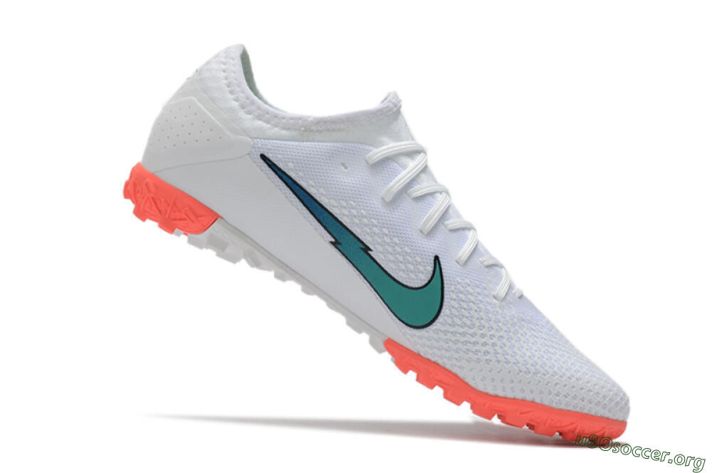Nike Mercurial Vapor 13 Pro TF Football Shoes - White/Red 0