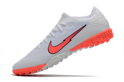 Nike Mercurial Vapor 13 Pro TF Football Shoes - White/Red