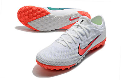 Nike Mercurial Vapor 13 Pro TF Football Shoes - White/Red