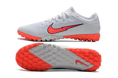 Nike Mercurial Vapor 13 Pro TF Football Shoes - White/Red