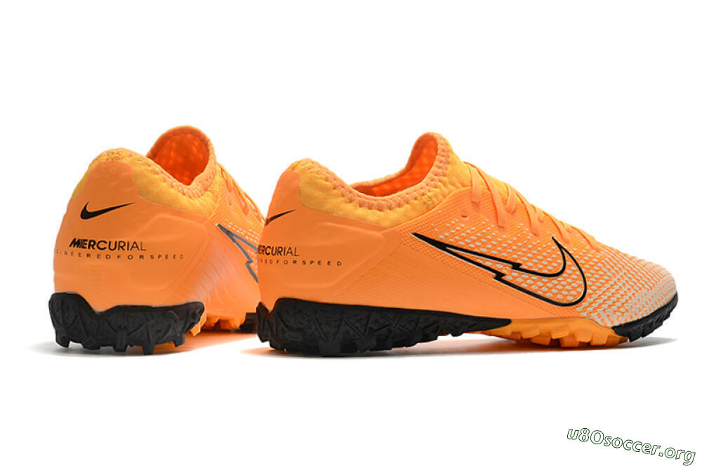 Nike Mercurial Vapor 13 Pro TF Football Shoes - Orange/Black 6