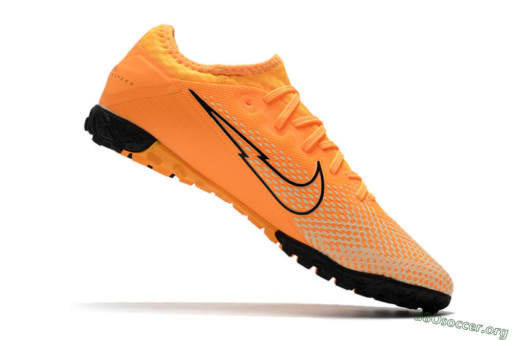 Nike Mercurial Vapor 13 Pro TF Football Shoes - Orange/Black 4