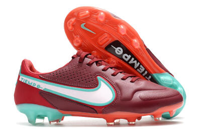 Nike Tiempo Legend 9 Elite FG Football Boots - Red/Jade/White