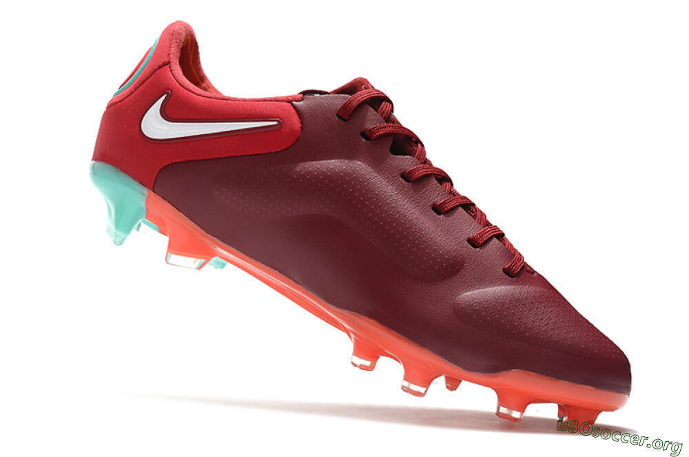 Nike Tiempo Legend 9 Elite FG Football Boots - Red/Jade/White 4