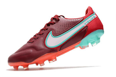 Nike Tiempo Legend 9 Elite FG Football Boots - Red/Jade/White