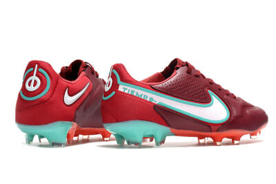 Nike Tiempo Legend 9 Elite FG Football Boots - Red/Jade/White