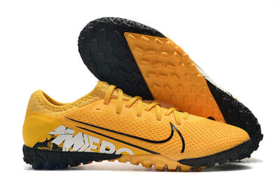 Nike Mercurial Vapor 13 Pro TF Football Shoes - Yellow/Black/White