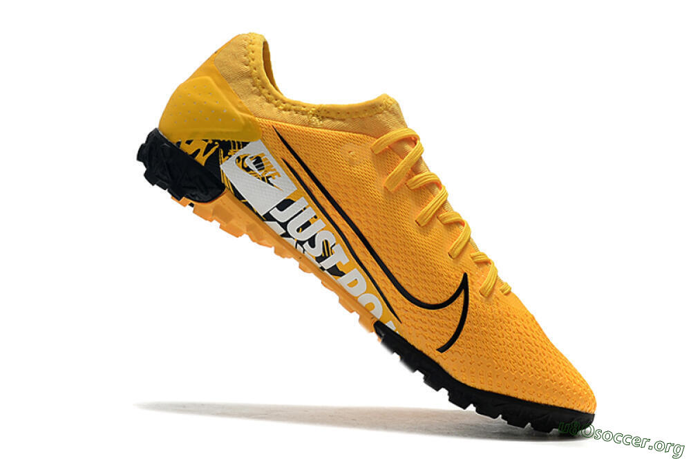 Nike Mercurial Vapor 13 Pro TF Football Shoes - Yellow/Black/White 6