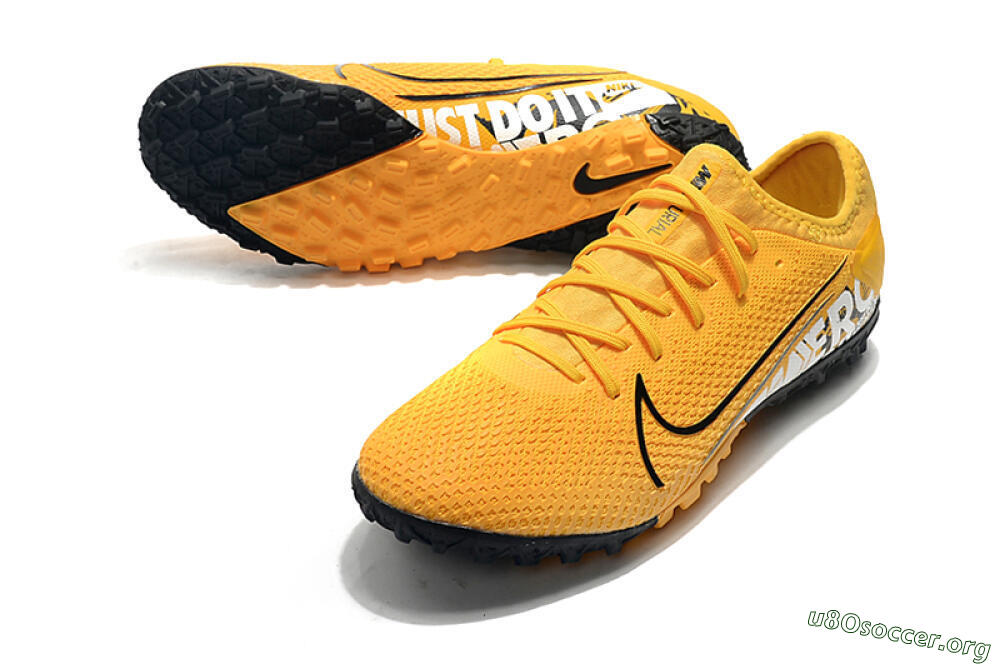 Nike Mercurial Vapor 13 Pro TF Football Shoes - Yellow/Black/White 0