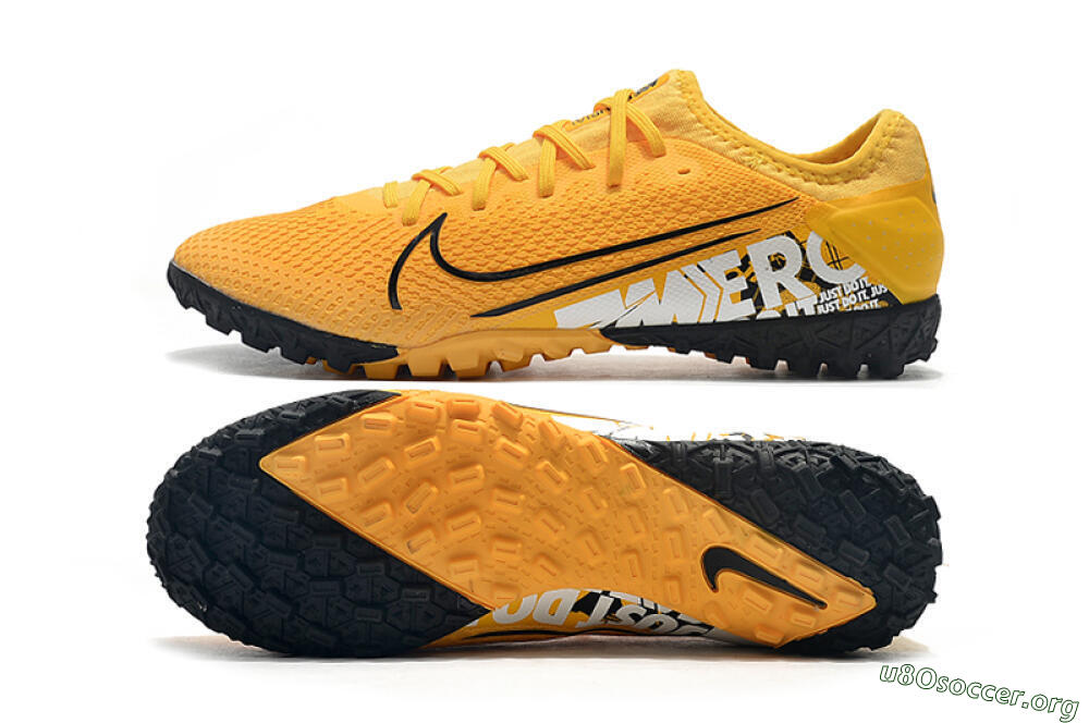Nike Mercurial Vapor 13 Pro TF Football Shoes - Yellow/Black/White 1