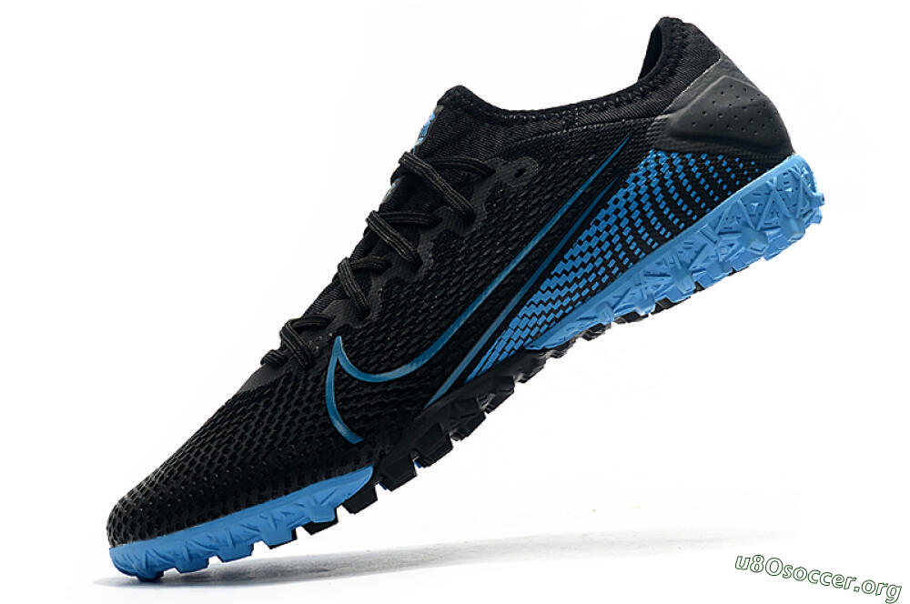 Nike Mercurial Vapor 13 Pro TF Football Shoes - Black/Jade 5