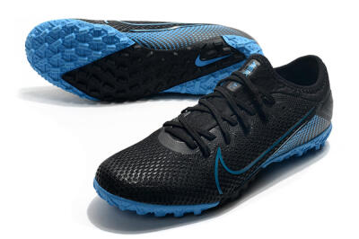 Nike Mercurial Vapor 13 Pro TF Football Shoes - Black/Jade