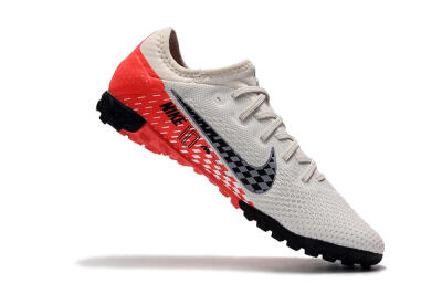 Nike Mercurial Vapor 13 Pro TF Football Shoes - White/Black/Red